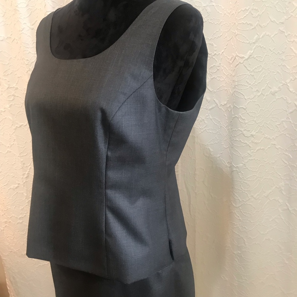 Kasper Petite Charcoal Ladys Business Suit 10P - Picture 5 of 9